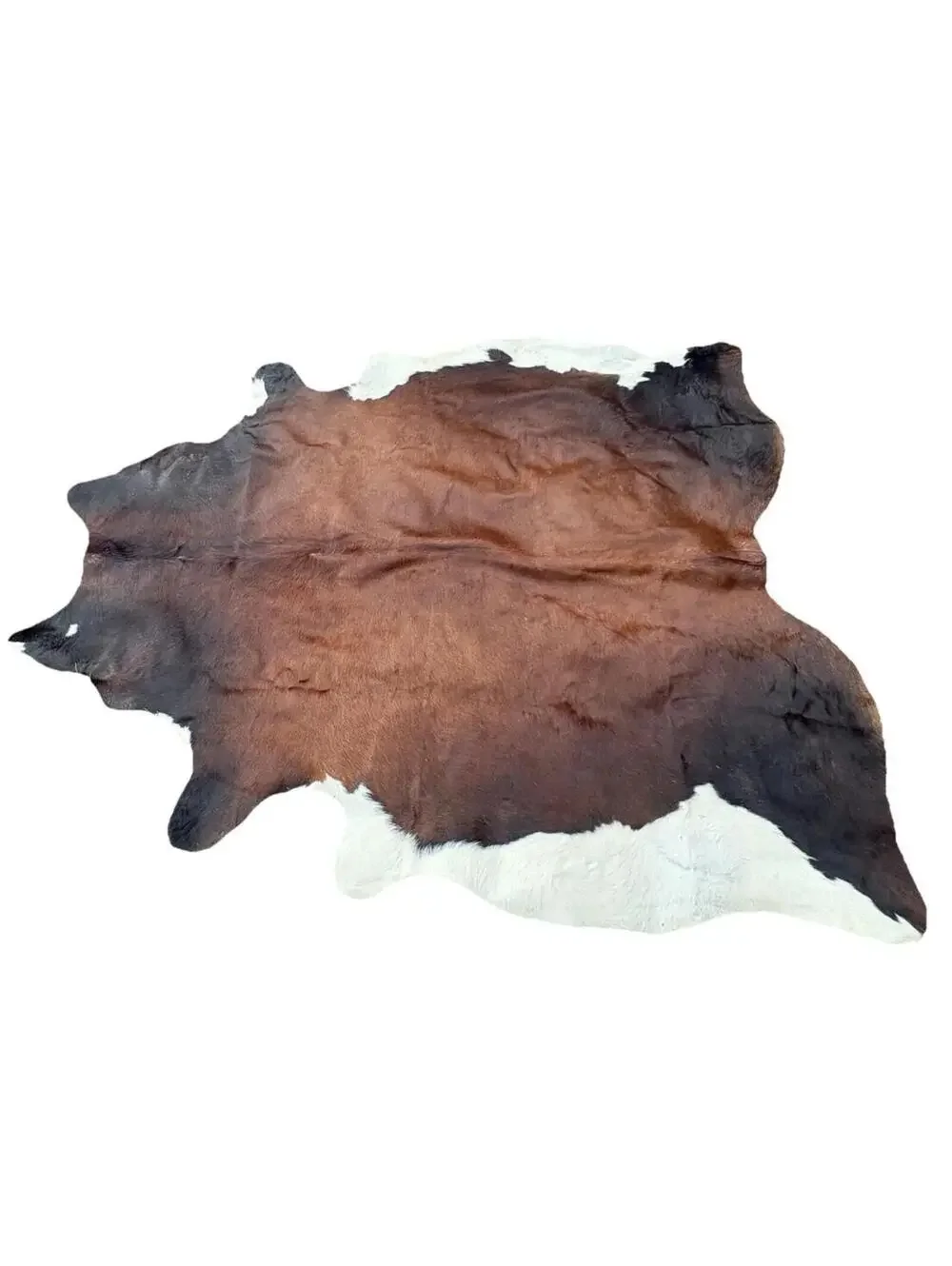 Brown and white Cowhide Leather Cow Skin Rug sunshine cowhide made In Brazil.